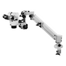 3.44X/6.25X/10.94X/18.75X/34.38X LED Light LED Coaxial Reflection Light Pneumatic Arm Binocular Parallel Multiple Power Operation Stereo Microscope, SKU SM51030121, three quarter front view