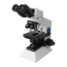 40X-1000X Biological Compound Laboratory Microscope, Binocular, Halogen Light, NA 1.25 Abbe Condenser, SKU BM05070201, three quarter front view