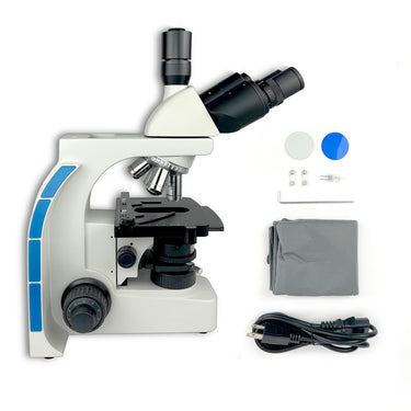 40X-1000X Biological Compound Laboratory Microscope, Trinocular, Halogen Light, Infinity Plan