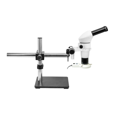 8-80X Boom Stand Fluorescence Light Binocular Parallel Zoom Stereo Microscope PZ02040128