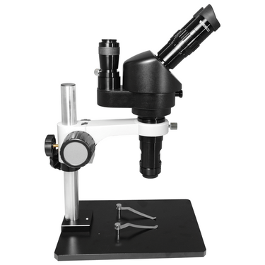 15X-100X Industrial Inspection Video Zoom Microscope, Trinocular, Post Stand