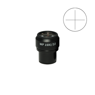 Microscope Eyepiece Reticle Cross Line Scale Dia. 18mm