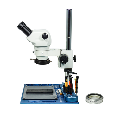 4-50X LED Light Post Stand Binocular Zoom Stereo Microscope SZ02030262