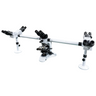 40-1000X LED Coaxial Transmitted Light Number of Microscope Head Quintuple Heads XY Stage Travel Distance 75x50mm 5-Head Viewing Teaching Compound Microscope, SKU BM13010553, three quarter front view