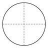 Broken Cross-Hair, SKU Mitutoyo-176-126, three quarter front view