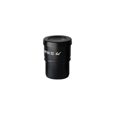 WF 10X Widefield Microscope Eyepiece with Reticle, Crosshair Scale, High Eyepoint, 30mm, FOV 22mm (One)