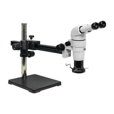 4-32.5X Ball Bearing Boom Stand Polarizing LED Light Binocular Parallel Zoom Stereo Microscope PZ02140123