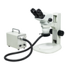 6.7-45X LED Light Track Stand Binocular Zoom Stereo Microscope, SKU SZ02060028, three quarter front view
