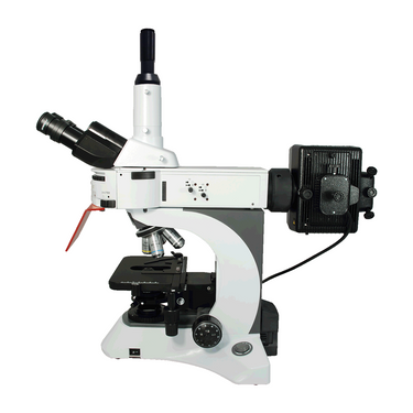 40X-1000X Fluorescence Microscope, Trinocular, Dual Light MH + 0.45X Video Camera Coupler Adapter