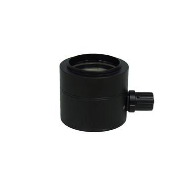 Objective Working Distance 200-300mm Infinity Achromatic Adjustable Objective, SKU PZ02313811, three quarter front view