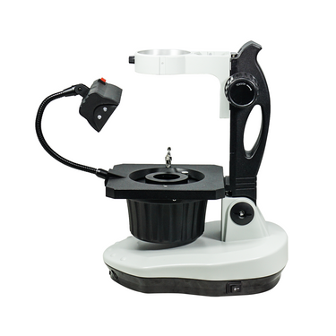 3.15A/250V 30W 7W DC 6V U Shape Dia. 70mm GB FH Dual Illuminated Light Oval Track Length 250mm Focus Distance 110mm 85mm Jewelry Stand JM02011117