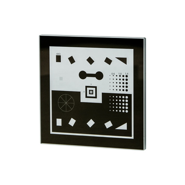 10x10mm/10x10 Net Grid,2x2mm/20x20 Net Grid Manufacturing Precision ±0.5μm Glass Multi-Pattern Calibration Target (64x64mm) CT20040103