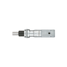 0-0.50″ Mechanical Micrometer Head Graduation 0.001″ 0.5" Flat Zero-Adjustable Mechanical Micrometer Head (with Spindle Lock, Thimble Diameter: Dia. 13mm), SKU Mitutoyo-148-505, three quarter front view