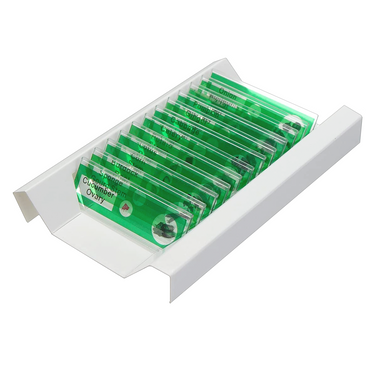 12 Pcs Kids Plastic Prepared Microscope Slides Samples (Plant Roots), SKU SL39901013, three quarter front view