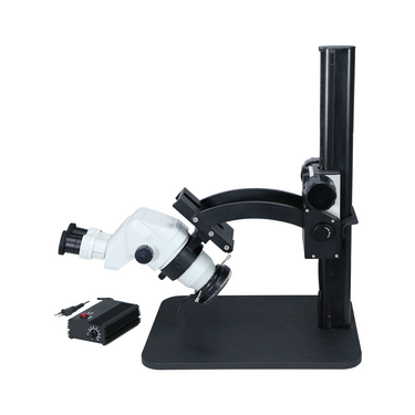 6.7-45X LED Light Curved Arm Stand Binocular Zoom Stereo Microscope SZ02020123