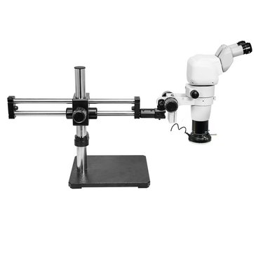 4-32.5X Polarizing LED Light Dual Arm Stand Binocular Parallel Zoom Stereo Microscope PZ02150124