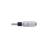 0-0.50″ Mechanical Micrometer Head Graduation 0.001″ 0.5" Flat Mechanical Micrometer Head (Thimble Diameter: Dia. 13mm, Reverse Reading), SKU Mitutoyo-148-831, three quarter front view