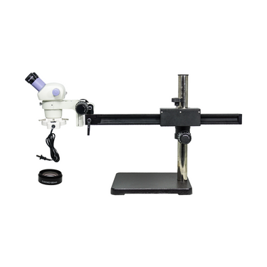 3.5-30X Ball Bearing Boom Stand Fluorescence Light Binocular Zoom Stereo Microscope SZ02080442