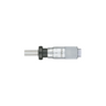 0-0.50″ Mechanical Micrometer Head Graduation 0.001″ 0.5"Flat with Clamp Nut Mechanical Micrometer Head (Thimble Diameter: Dia. 13mm), SKU Mitutoyo-148-111-10, three quarter front view