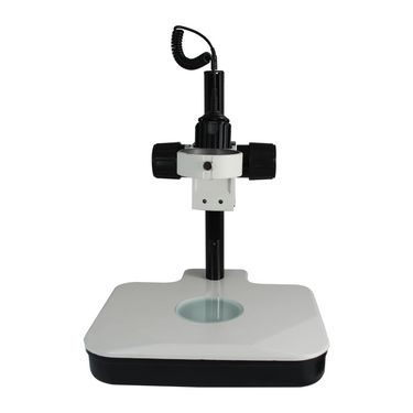 Microscope Track Stand, 85mm Coarse Focus Rack, Top and Bottom Light, Halogen and Fluorescent