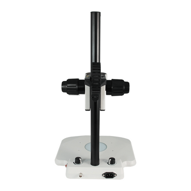 Microscope Track Stand, 76mm Fine Focus Rack, LED Bottom Light Base (Dimmable)