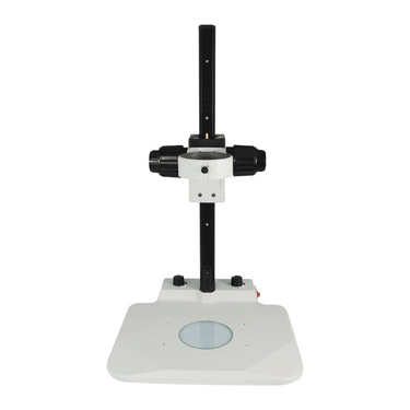 Microscope Track Stand, 76mm Fine Focus Rack, LED Bottom Light Base (Dimmable)