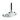 Microscope Post Stand, Bottom LED Light Base (Dimmable), SKU ST05021203, three quarter front view
