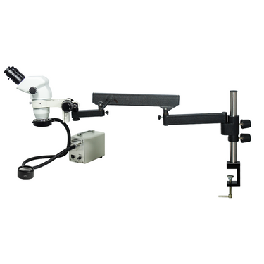 3.35-45X LED Light Flexible Arm Binocular Zoom Stereo Microscope SZ02060726