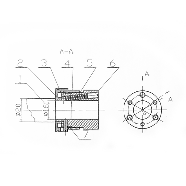 Fiber Optic Illuminator Cable Adapter ML02311111-0004