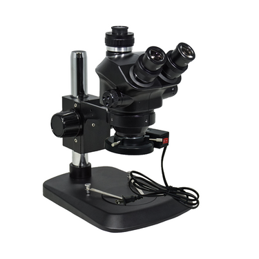 7-50X ESD Safe Post Stand Fluorescence Light ESD Trinocular Zoom Stereo Microscope SZ02090132