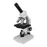 40X-400X Biological Microscope, Monocular, Mirror Light for Beginners, Students, SKU BM05030101, three quarter front view