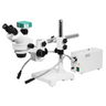 2.0 Megapixels 7-45X CMOS Halogen Light Boom Stand Trinocular Zoom Stereo Microscope, SKU SZ02010436, three quarter front view