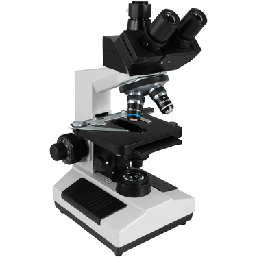 40X-1600X Biological Compound Laboratory Microscope, Trinocular, Halogen Light + Digital Camera Adapter