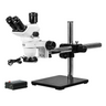 6.7-45X LED Light Boom Stand Trinocular Zoom Stereo Microscope, SKU SZ02060432, three quarter front view
