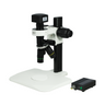 5.0 Megapixels 5-20X CMOS LED Light Track Stand Nosepiece Video Microscope, SKU MZ02371133, three quarter front view