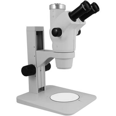 6X-50X Widefield Zoom Stereo Microscope, Trinocular, Track Stand