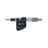 0-25.4mm (0-1″) 1μm 25mm/1" Flat with Clamp Nut Digimatic Micrometer Head, SKU Mitutoyo-350-382-30, three quarter front view