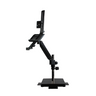 Microscope and Monitor Arm, Heavy Base Post Stand, SKU ST02071803, three quarter front view