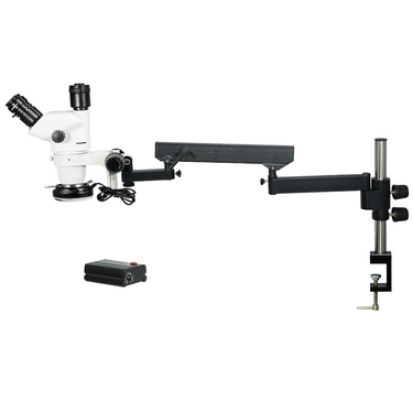 6.7-45X LED Light Flexible Arm Trinocular Zoom Stereo Microscope SZ02060732