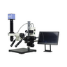 0.7-4.5X 2.0 Megapixels CMOS LED Light Dual Arm Stand Video Zoom Microscope, SKU MZ02120503, three quarter front view