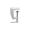 Utility Table Clamp for Magnifying Lamp - White, 1/2-inch (13mm) Diameter, SKU MG16310103, three quarter front view