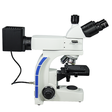 50-800X Halogen Coaxial Reflection Light XY Stage Travel Distance 75x50mm Trinocular Metallurgical Microscope MT03020323