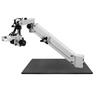 Arbor Length 195mm Arbor Diameter Dia. 32mm Focus Distance 50mm Horizontal Arm Length 450mm 76mm Surgical Pneumatic Arm with Optical Breadboard Base, SKU ST02071912, three quarter front view