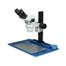 6.7-45X Track Stand Binocular Zoom Stereo Microscope, SKU SZ02060041, three quarter front view