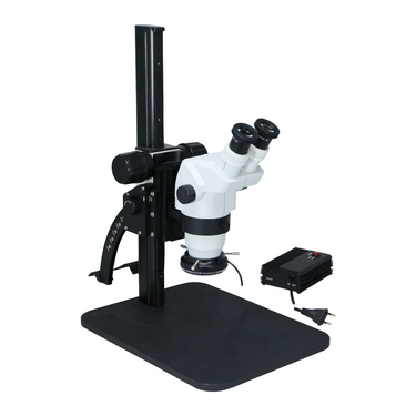 6.7-45X LED Light Curved Arm Stand Binocular Zoom Stereo Microscope SZ02020123