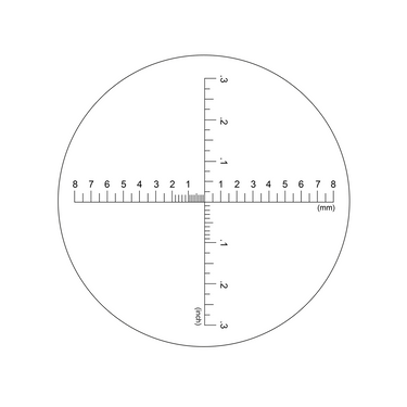 1mm/10 Div, 1mm/5 Div, 16mm/32 Div, 0.1″/10 Div, 0.6″/24 Div 7X Adjustable Magnifier with Scale Ideal-M12071