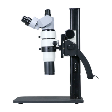 5-50X Curved Arm Stand Trinocular Parallel Zoom Stereo Microscope PZ02020171