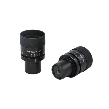WF 30X Widefield Focusable Microscope Eyepieces, High Eyepoint, 30mm, FOV 8mm, Adjustable Diopter (Pair)