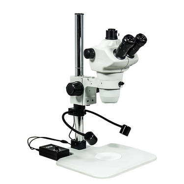 8-50X LED Light Post Stand Trinocular Zoom Stereo Microscope SZ02030252