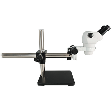 8X-50X Widefield Zoom Stereo Microscope, Binocular, Single Arm Boom Stand
